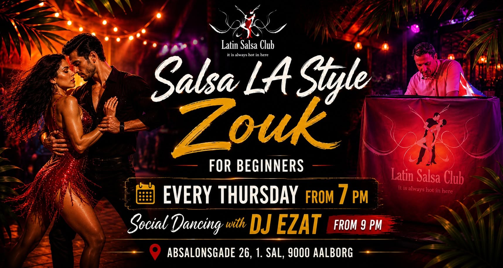 LA Style Salsa & Brazilian Zouk For Beginners & Social Dancing
