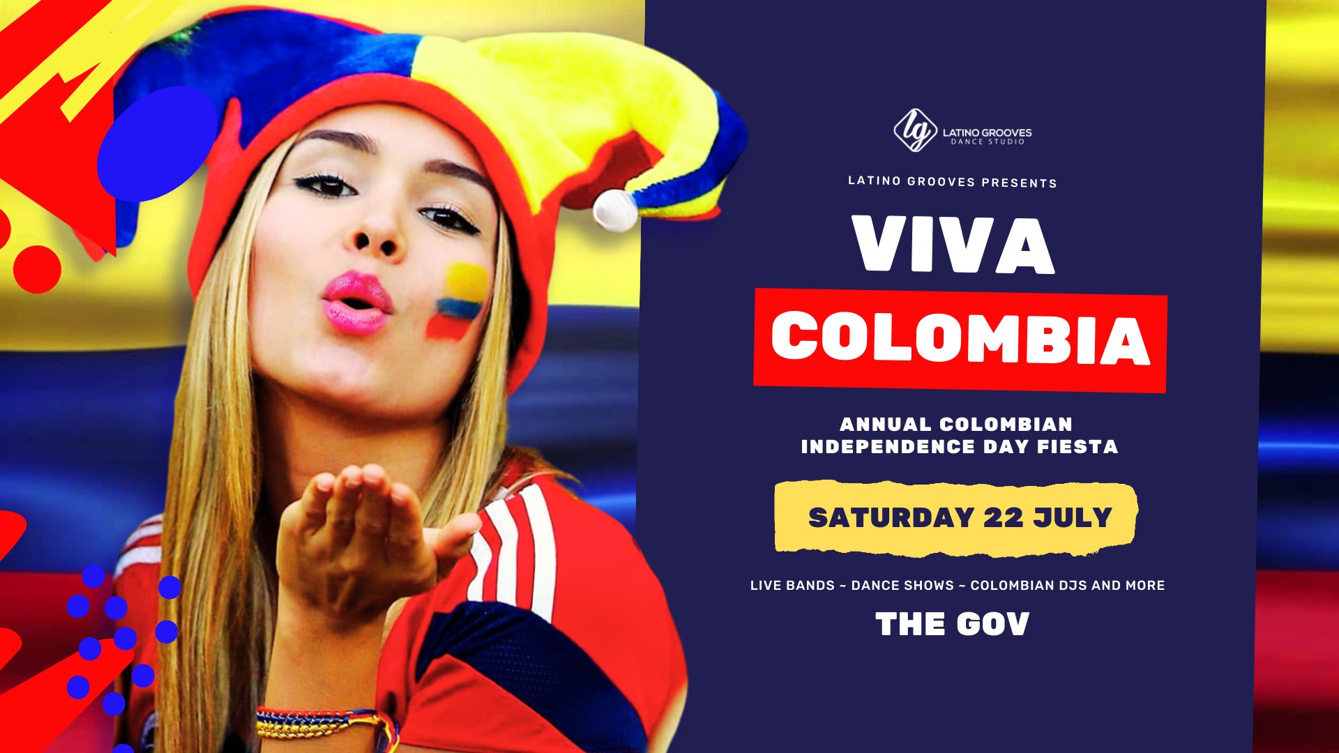 Viva Colombia - the annual Colombian Independence Day Fiesta