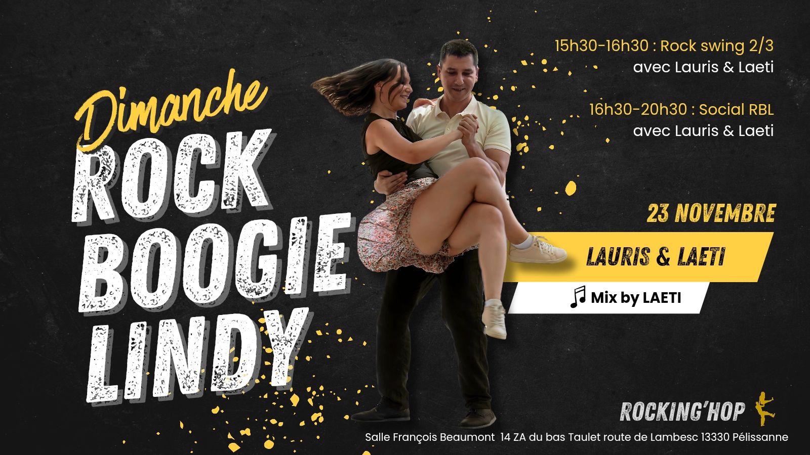 Dimanche Rock-Boogie-Lindy le 23 novembre