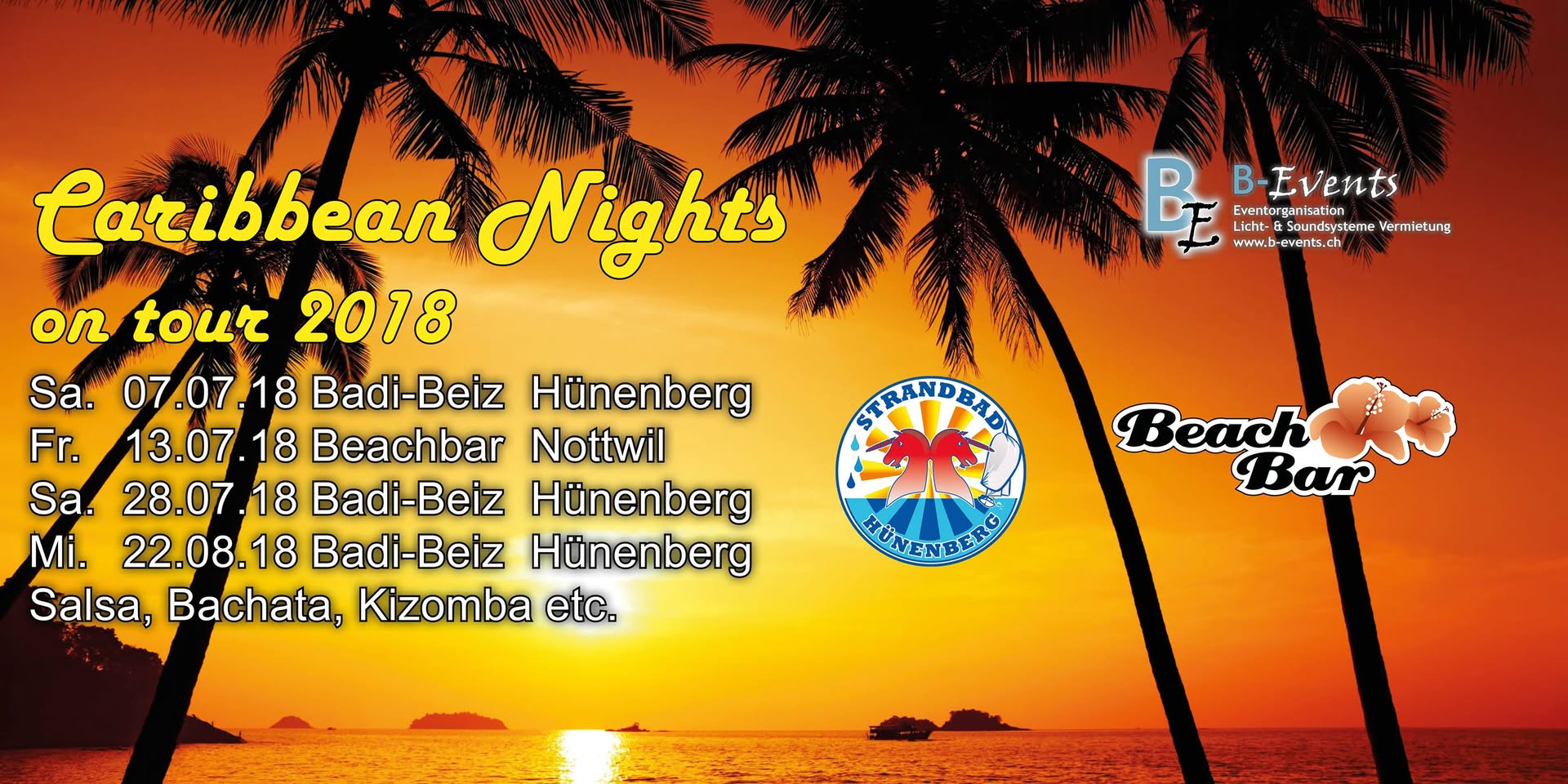 Caribbean Nights on tour