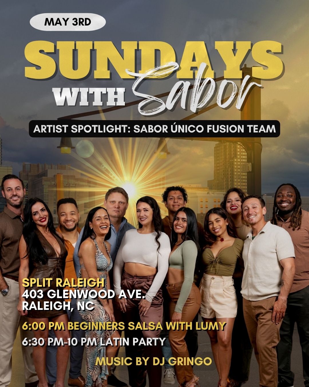 SUNDAYS WITH SABOR - SABOR ÚNICO FUSION TEAM PERFORMANCE