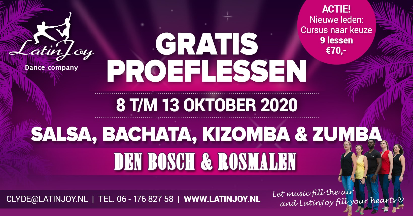 Open dagen Salsa, Bachata, Kizomba & Zumba LatinJoy DC