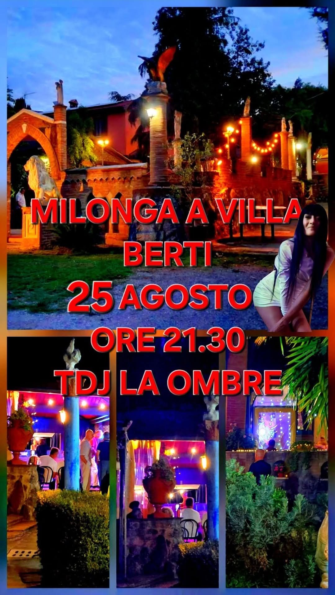 MILONGA A VILLA BERTI TDJ LA OMBRE