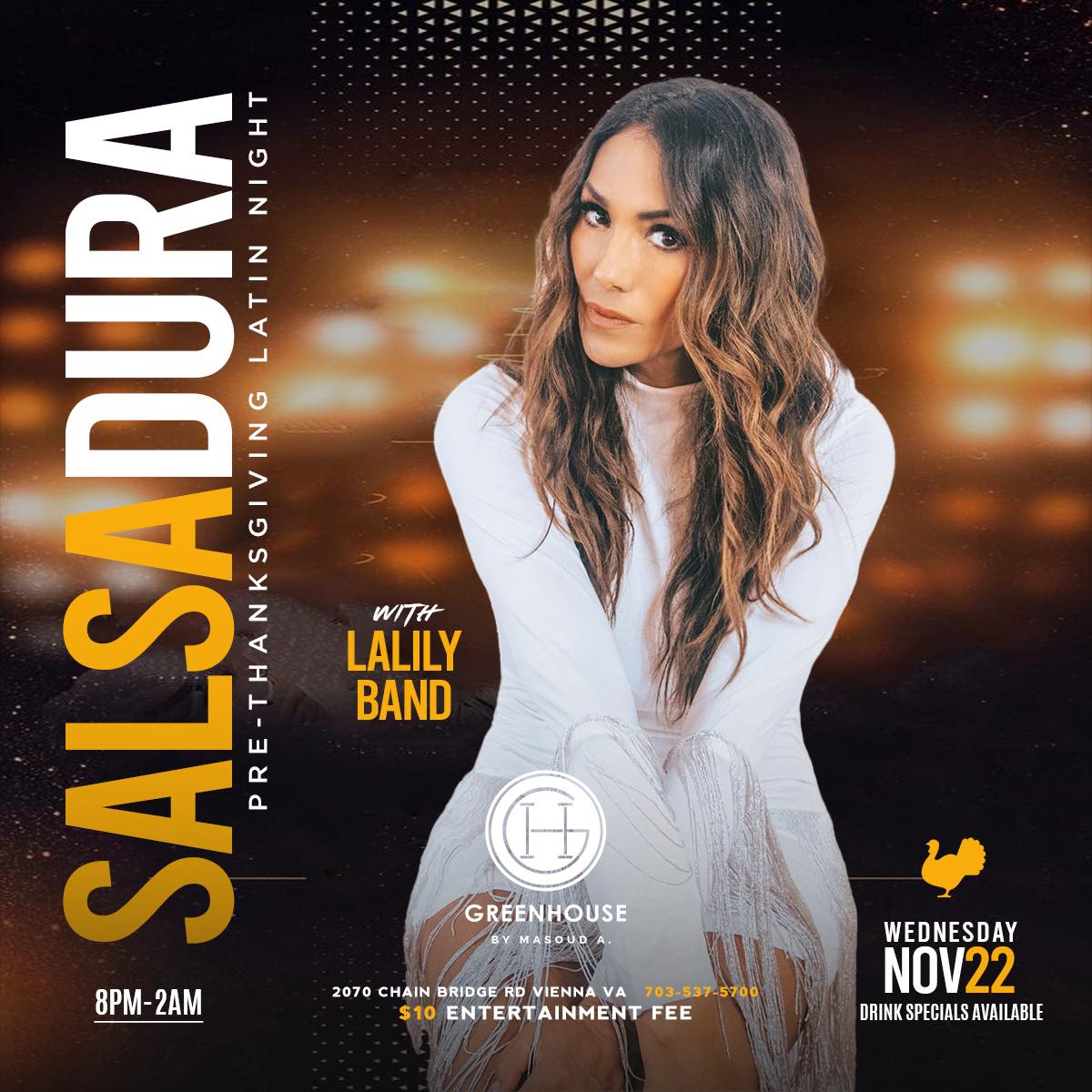 PRE-THANKSGIVING SALSA & LATIN NIGHT