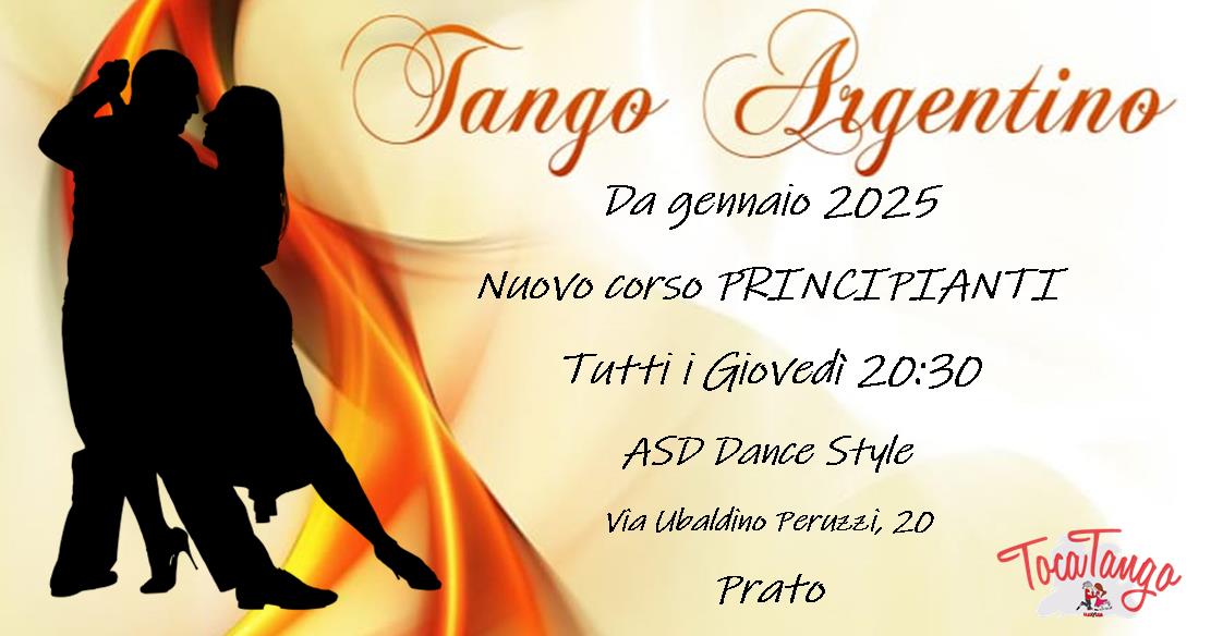 Nuovi Corsi Tango Argentino a PRATO