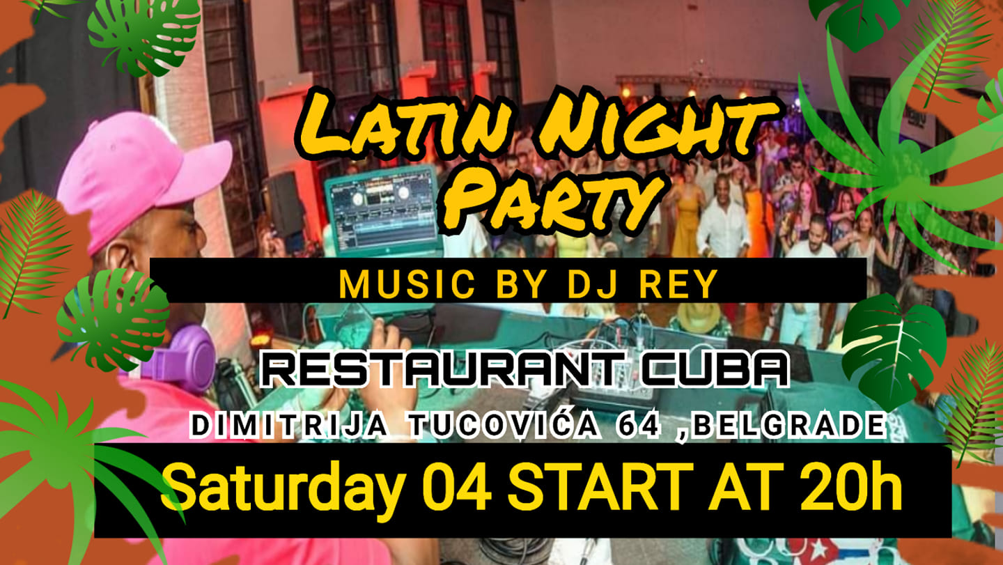 Latin Night Party Restaurant Cuba
