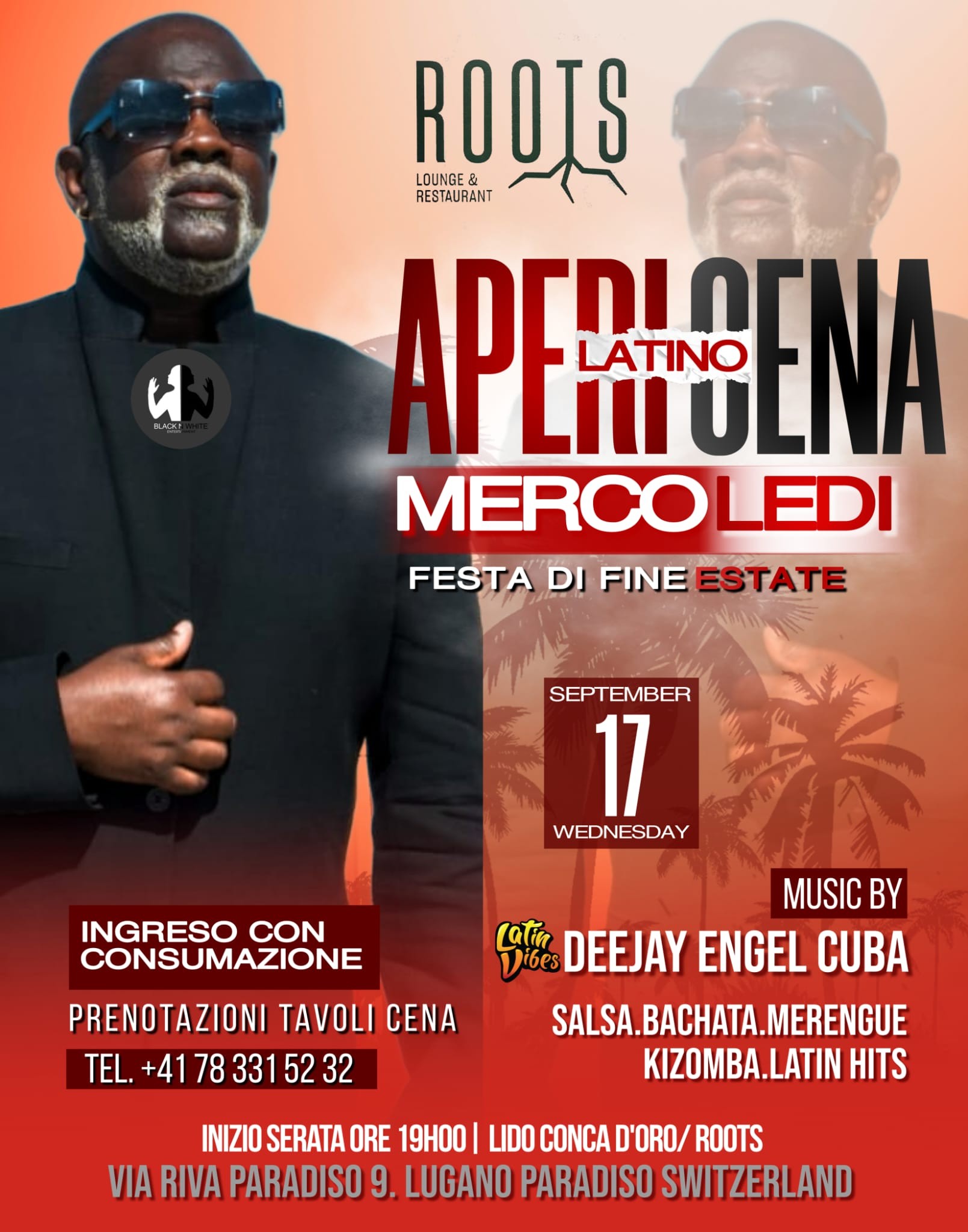 Mercoledi Roots. LAST LATIN SUMMER PARTY
