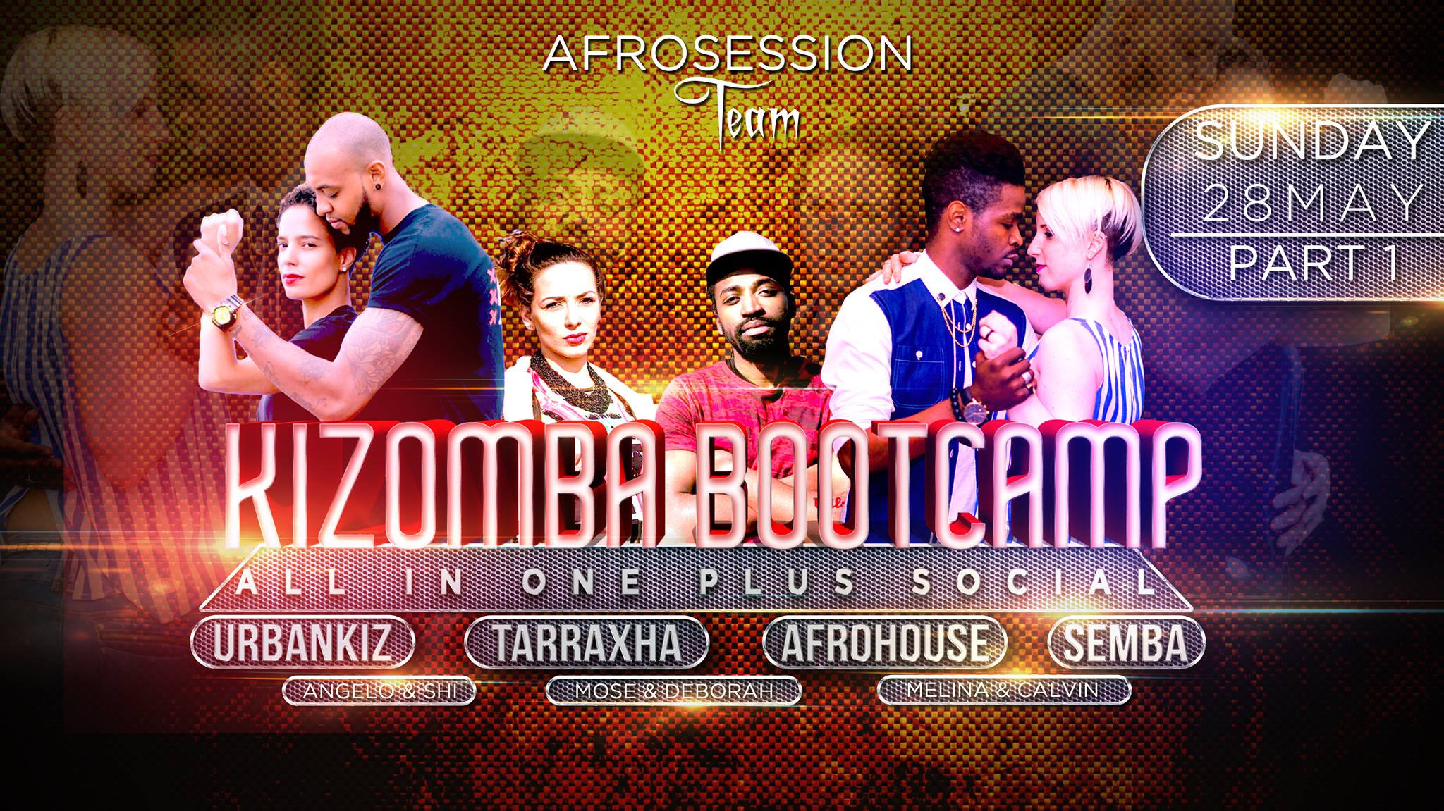 Afrosession Team Social All in one Bootcamp Eindhoven 5hours