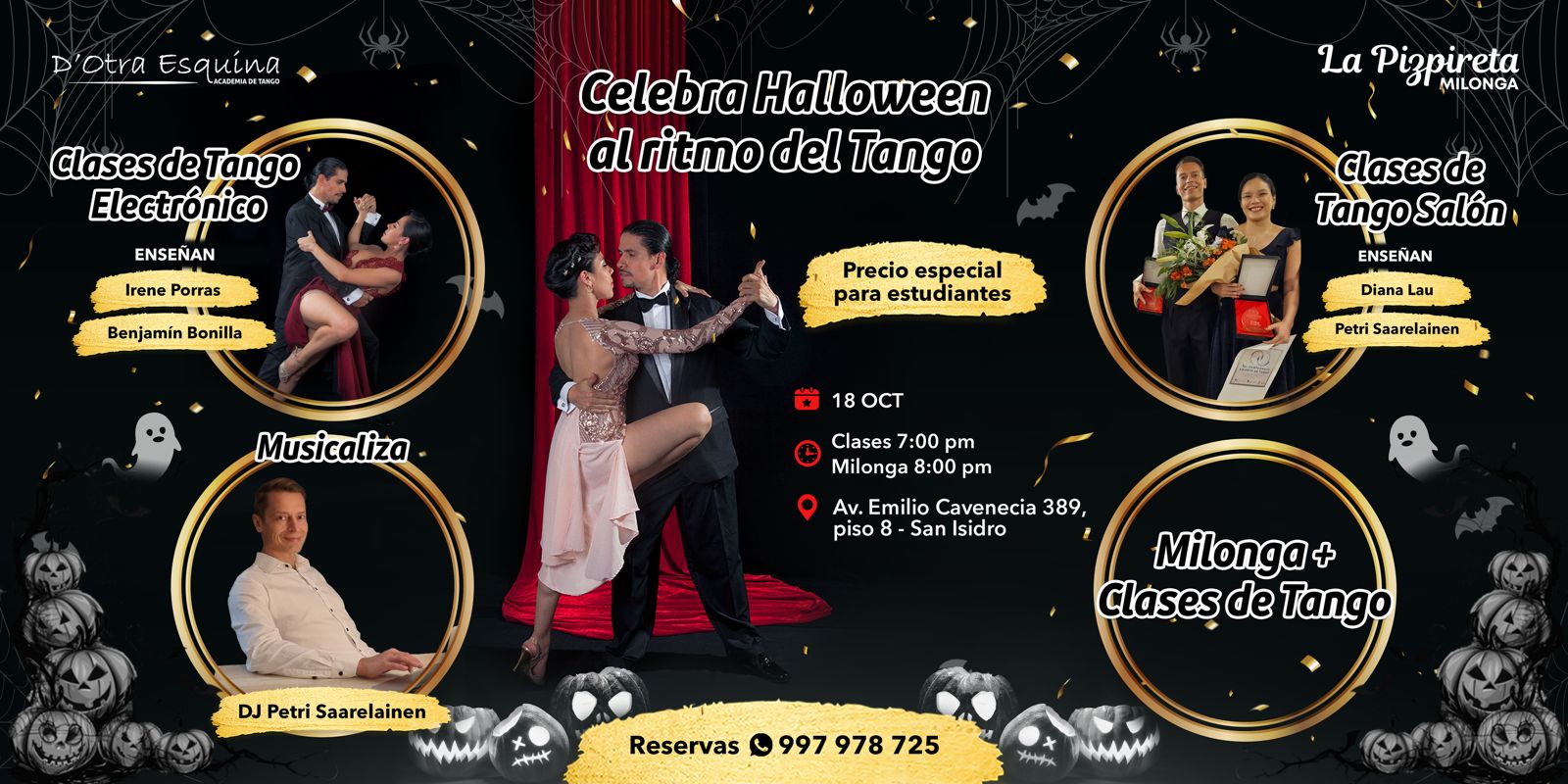 Celebra Halloween al ritmo del Tango