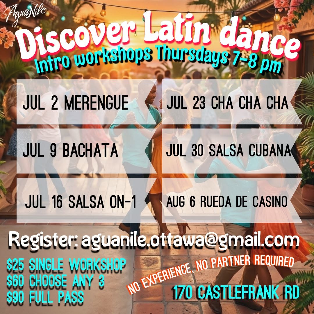 DISCOVER LATIN DANCE: Thursday summer series