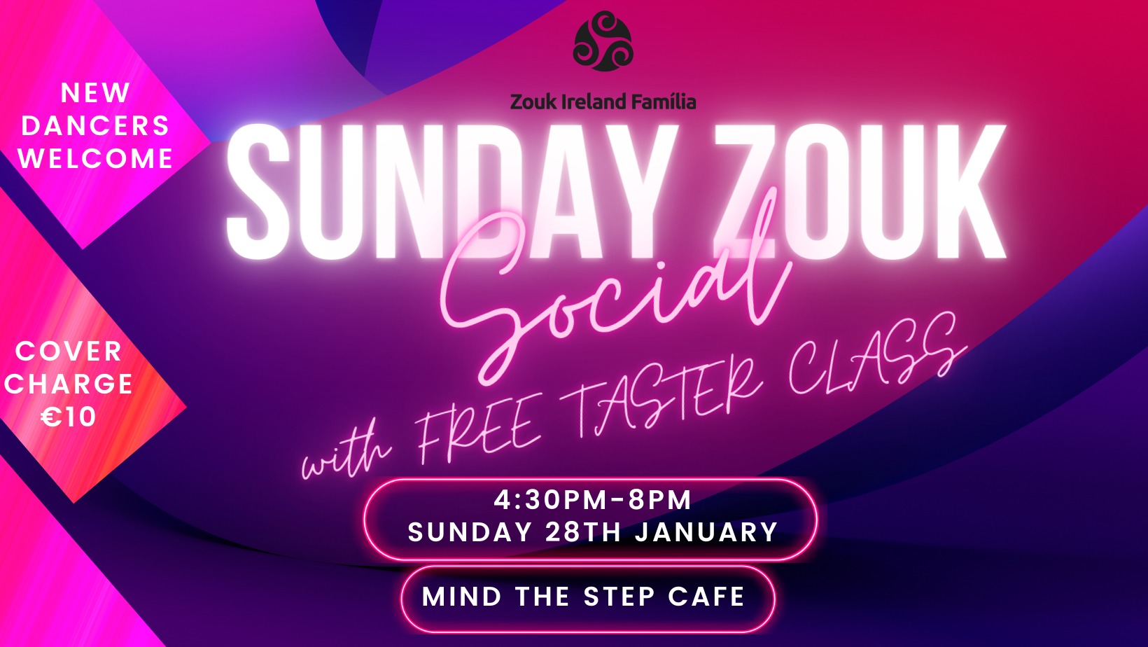 Sunday Zouk Social with Free Taster Class