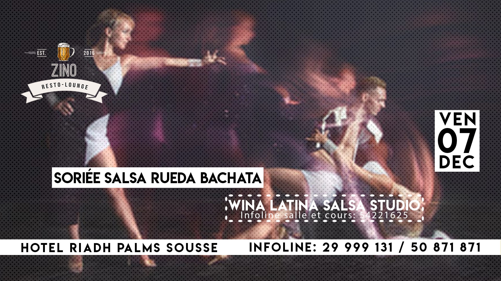 Soirée Salsa-Rueda-Bachata