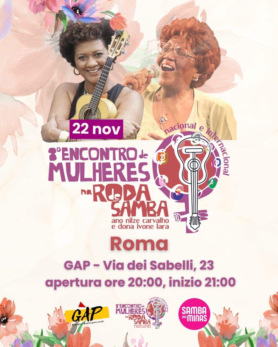 8º ᴇɴᴄᴏɴᴛʀᴏ ɴᴀᴄɪᴏɴᴀʟ ᴇ ɪɴᴛᴇʀɴᴀᴄɪᴏɴᴀʟ ᴅᴇ ᴍᴜʟʜᴇʀᴇs ɴᴀ ʀᴏᴅᴀ ᴅᴇ sᴀᴍʙᴀ