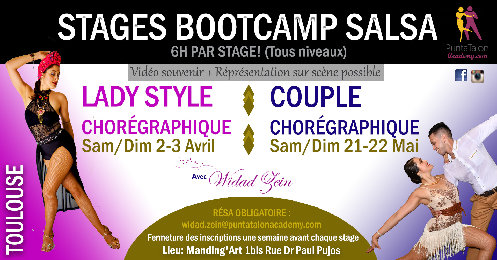 STAGES BOOTCAMP SALSA Toulouse