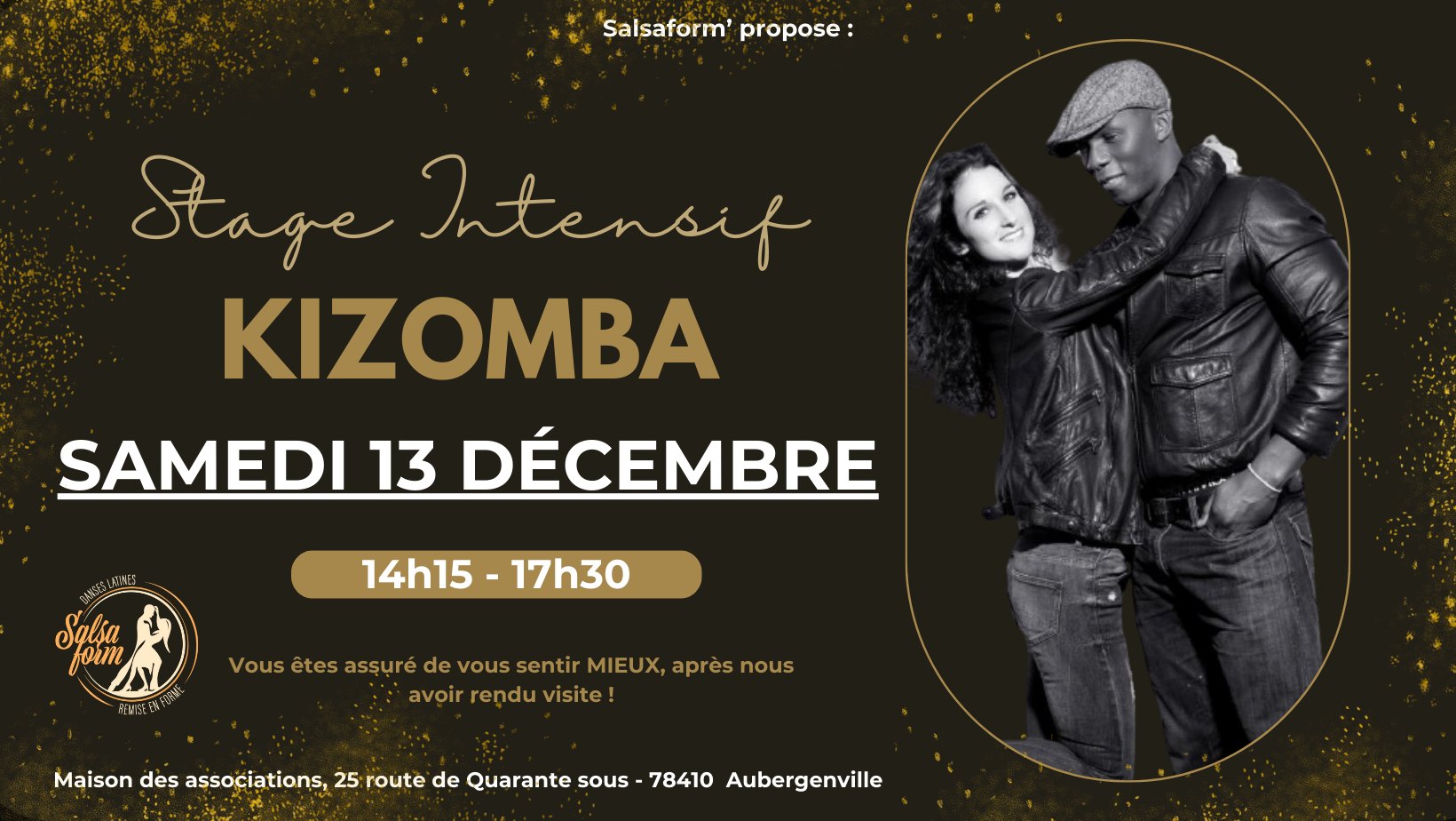 🤩Stage Intensif (3h) de KIZOMBA🤩