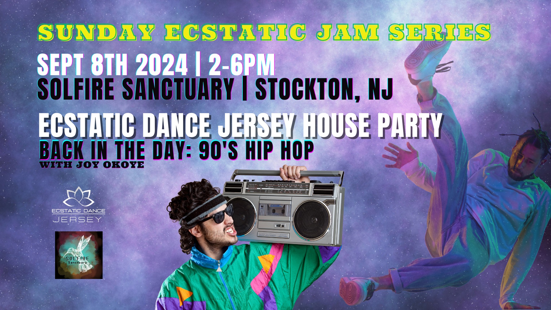 9 8 Ecstatic Dance HOUSE PARTY: Back in the day 90's Hip Hop THEME!