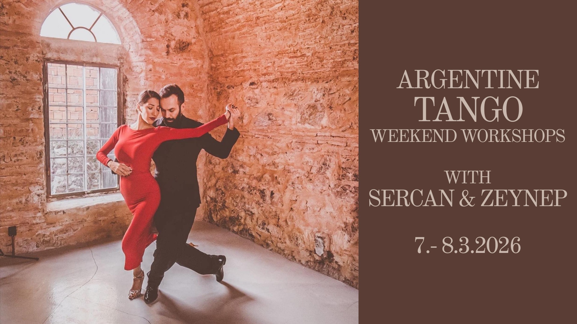 BRNO TANGO WEEKEND with Sercan & Zeynep