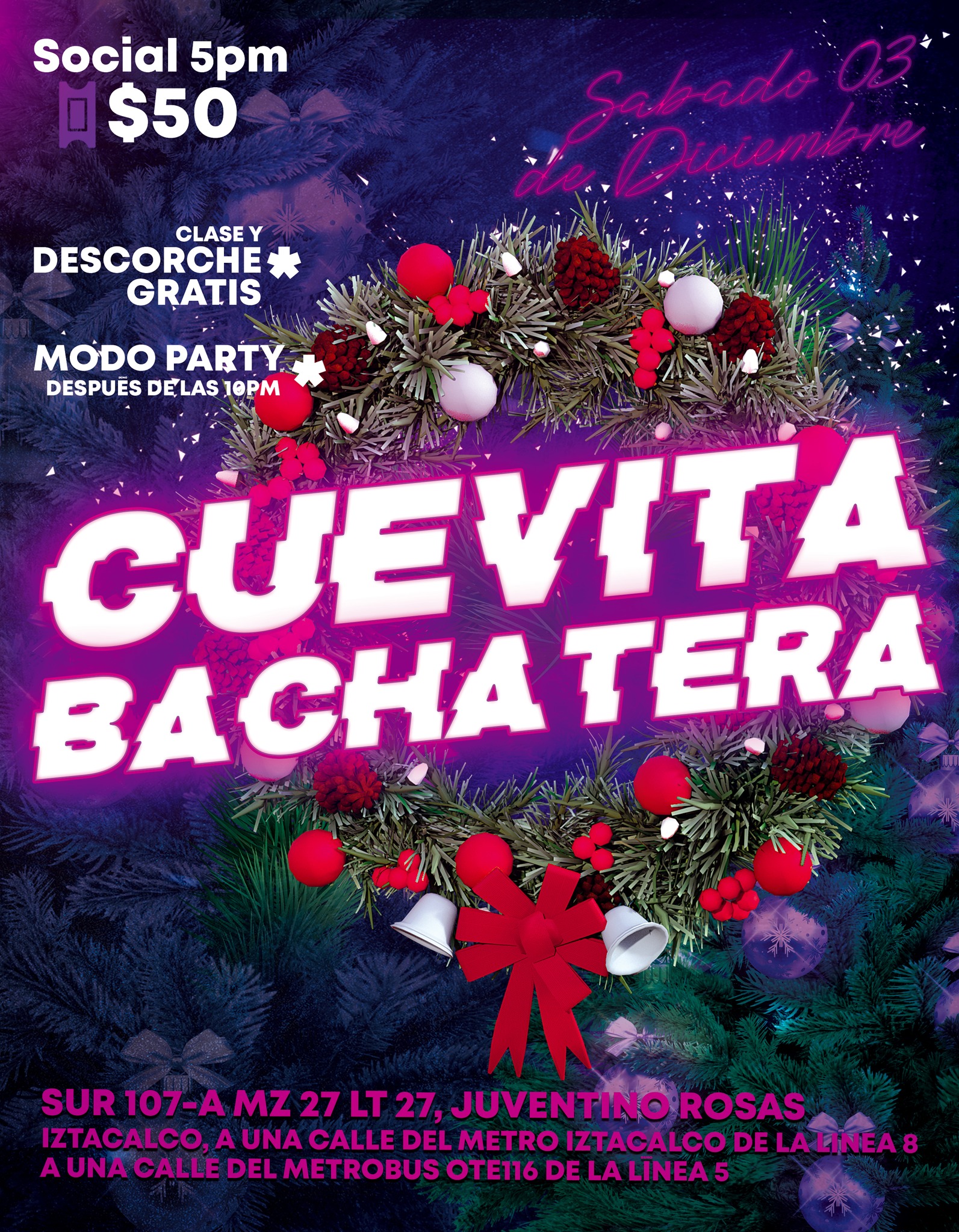 Cuevita Bachatera Diciembre