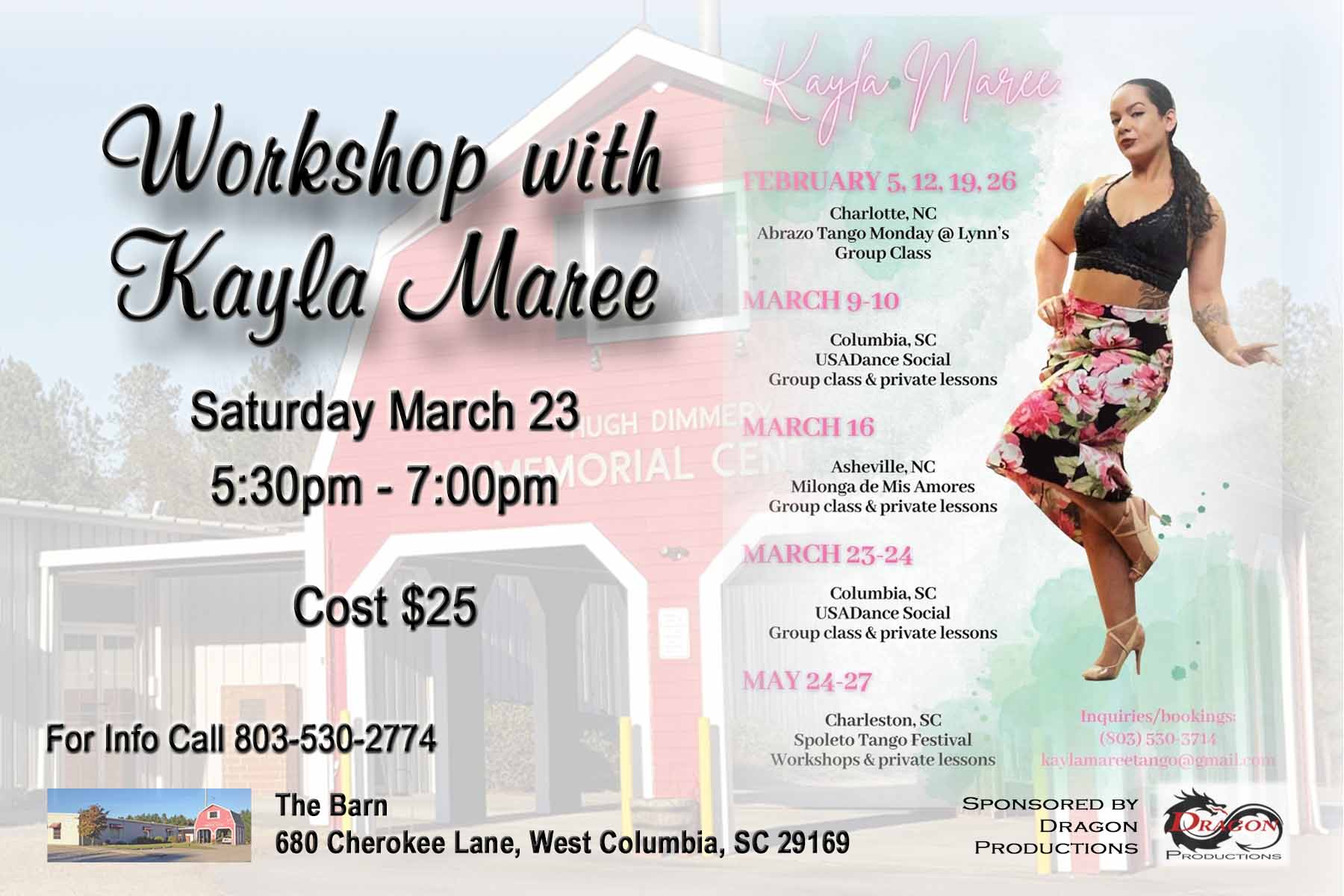 Argentine Tango Workshop with Kayla Maree!