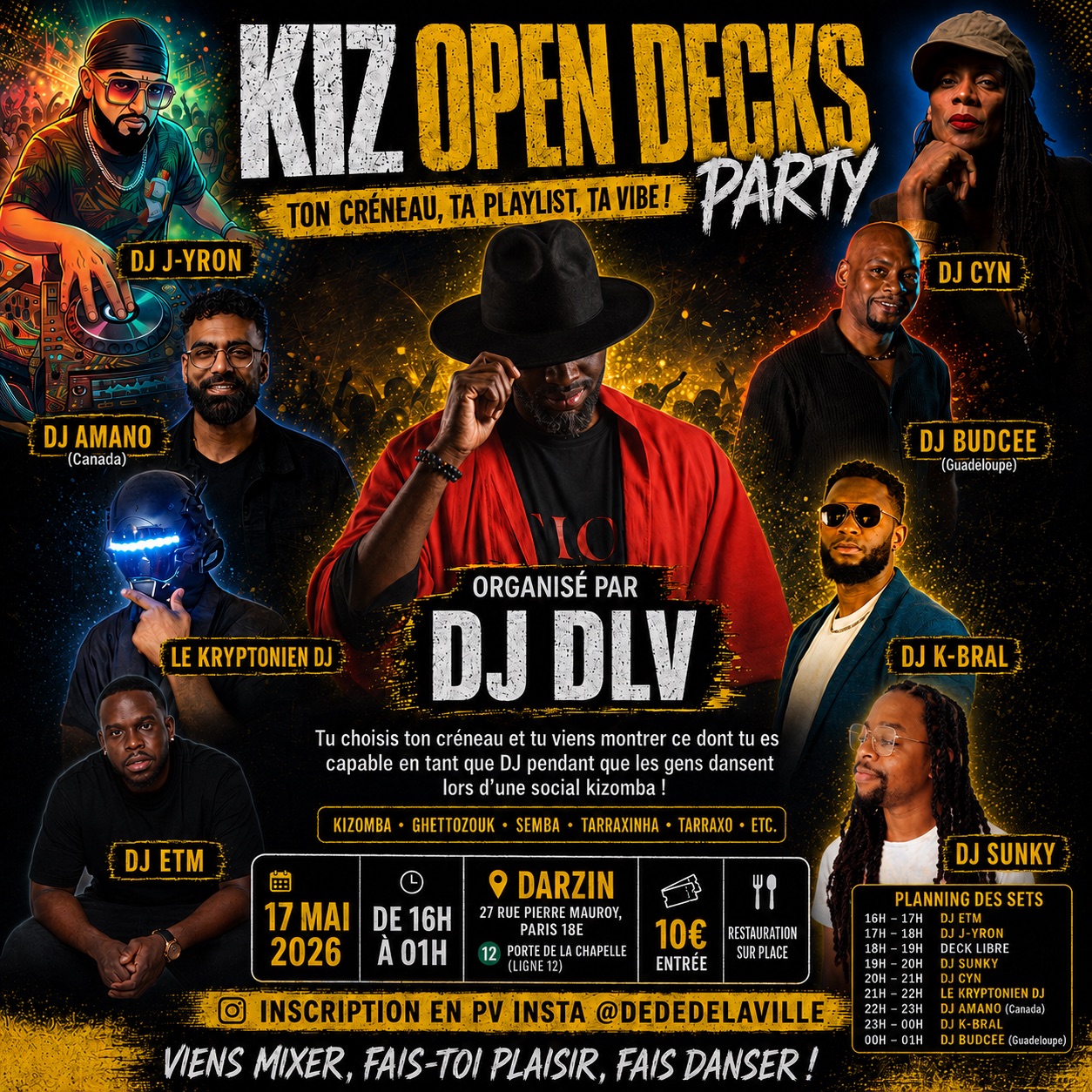 Kiz Open Decks Party