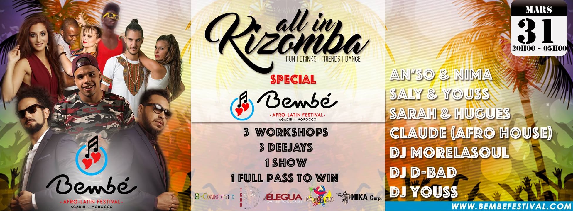 All In Kizomba ♫ Bembe Festival Promo Party
