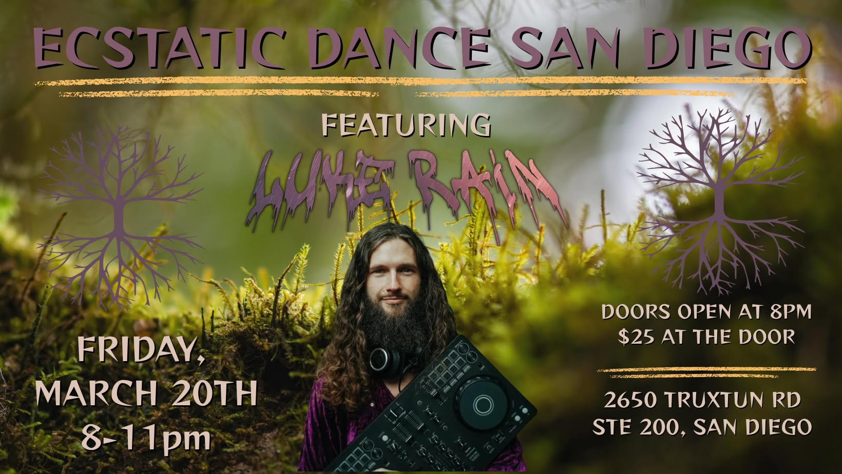 Ecstatic Dance San Diego Featuring Luke Rain