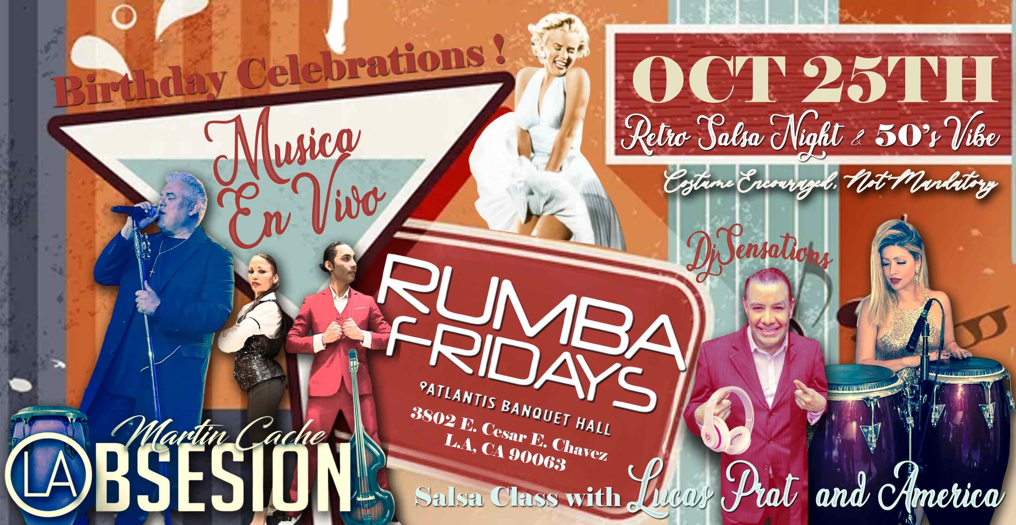 Retro Salsa Night & 50's Vibe
