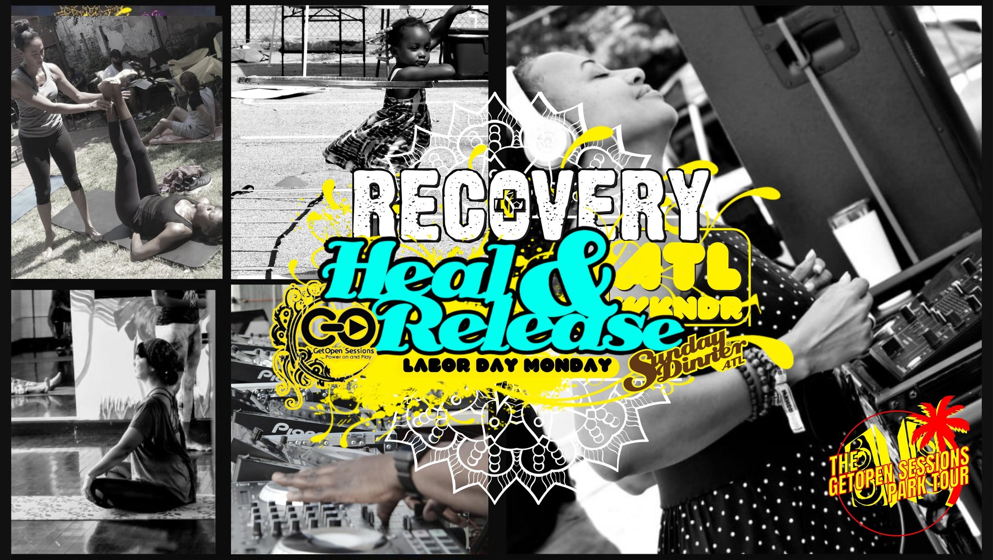 RECOVERY presented by: GetOpen Sessions, Sunday Dinner & ATLWKNDR