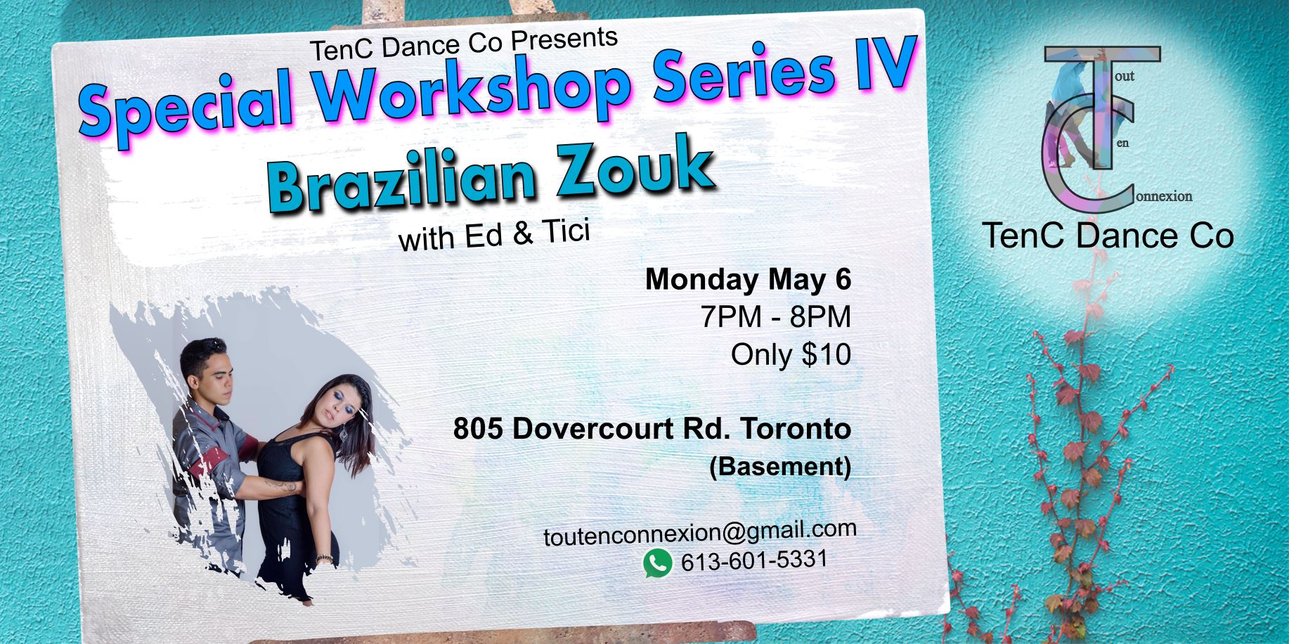 Special Workshops Series IV Brazilian Zouk with Ed & Tici