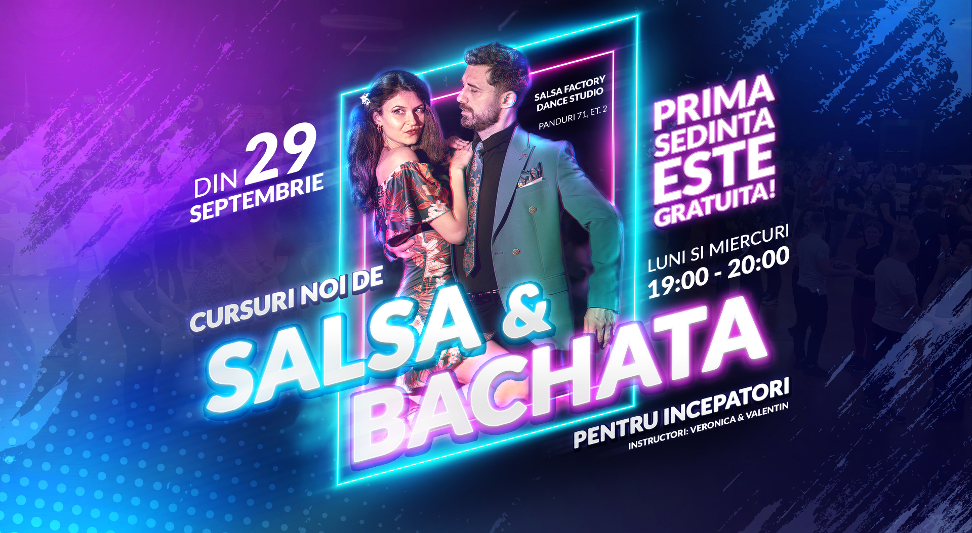 Cursuri de Salsa si Bachata pentru Incepatori