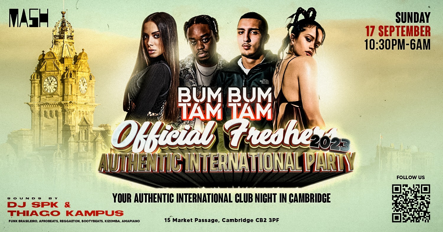 BumBumTamTam International Party ARU Freshers 2023 Sunday 17 September