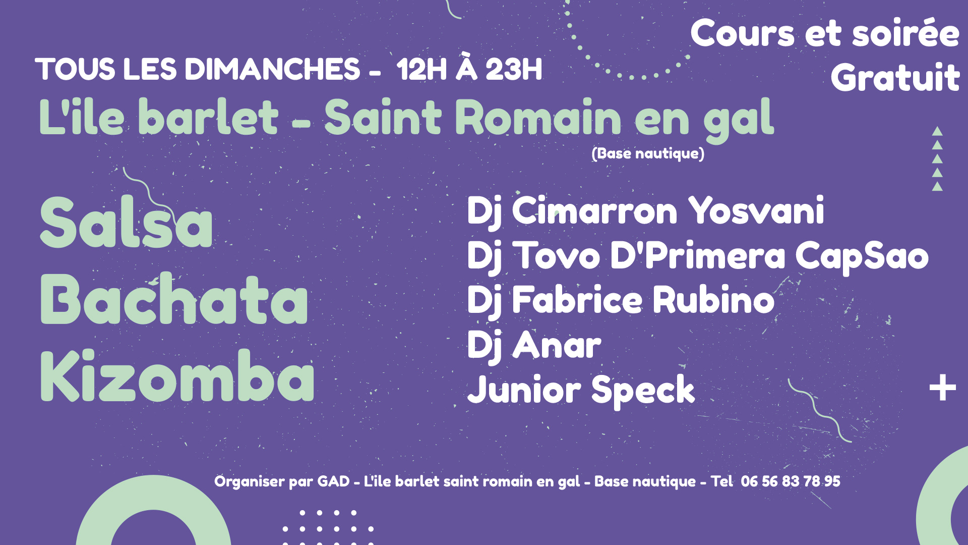 Cours + Soirée Salsa Bachata Kizomba