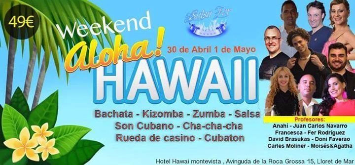 Salseros Azucarados en Weekend Aloha Hawai Salsa Fer