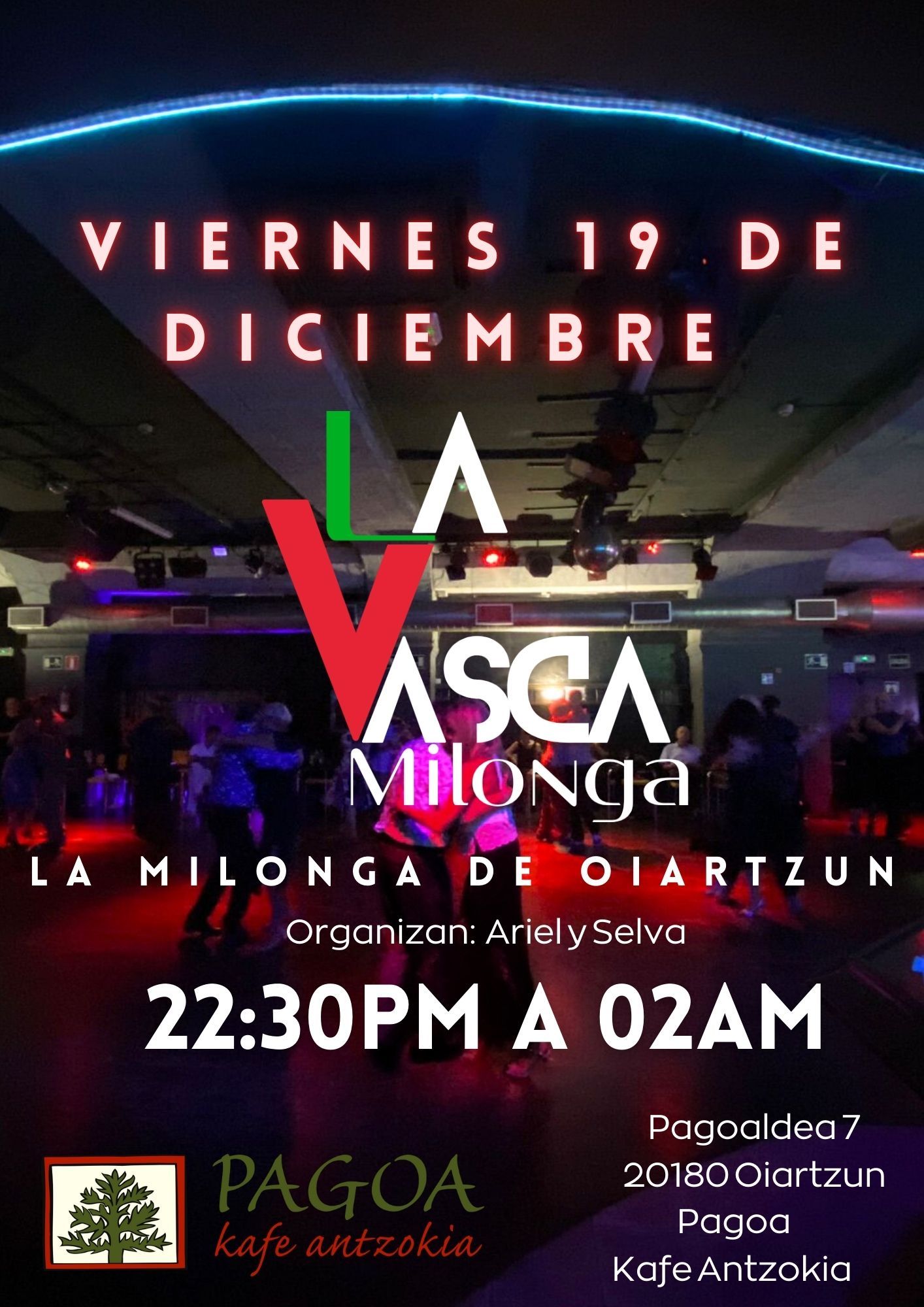La vasca milonga noche 19 de diciembre