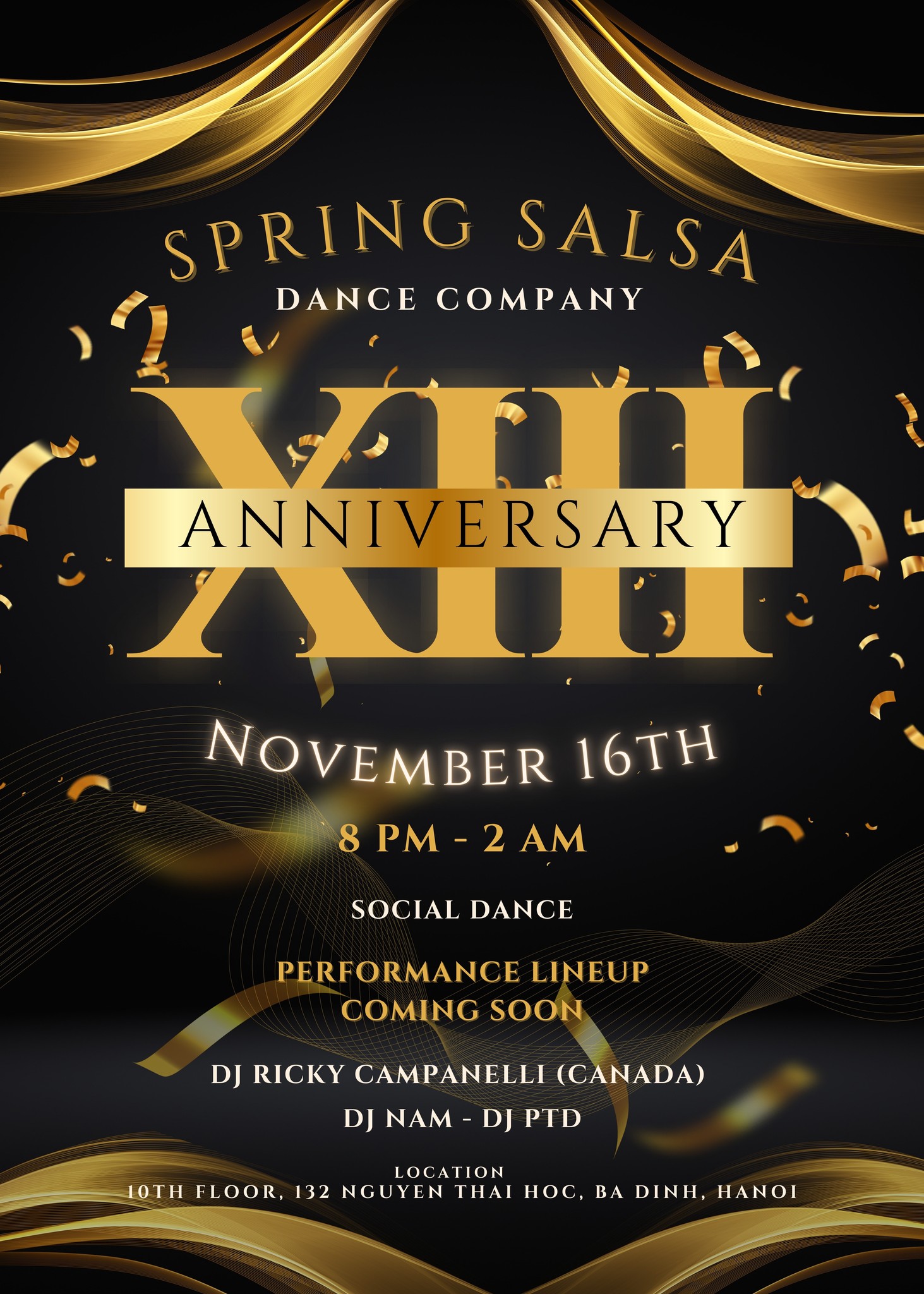SPRING SALSA DANCE COMPANY 13th ANNIVERSARY
