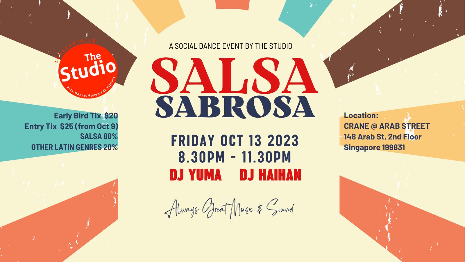 SALSA SABROSA @ Crane Arab St
