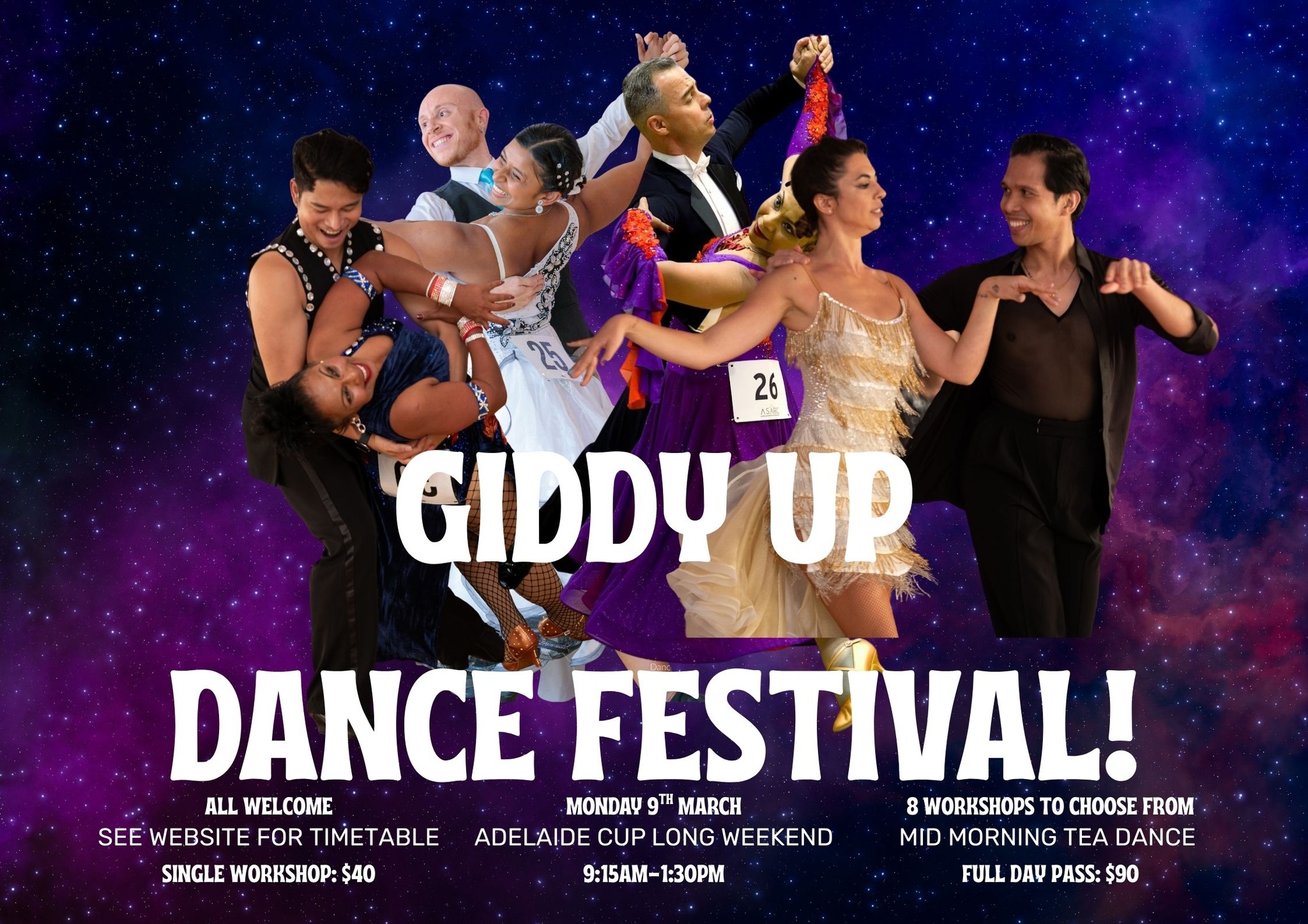 Giddy Up! Ballroom & Latin Workshop Day