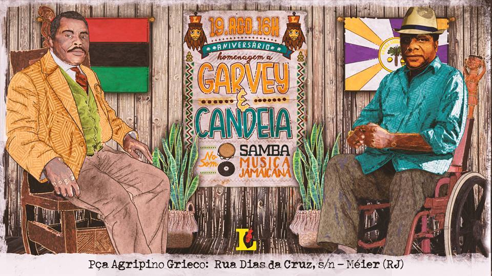 Aniversário de Candeia e Marcus Garvey no Leão