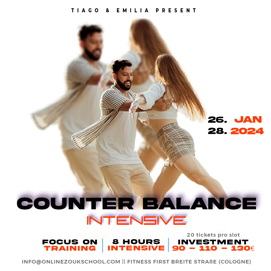 Counter Balance Intensive with Tiago & Emilia (8h Training) Cologne