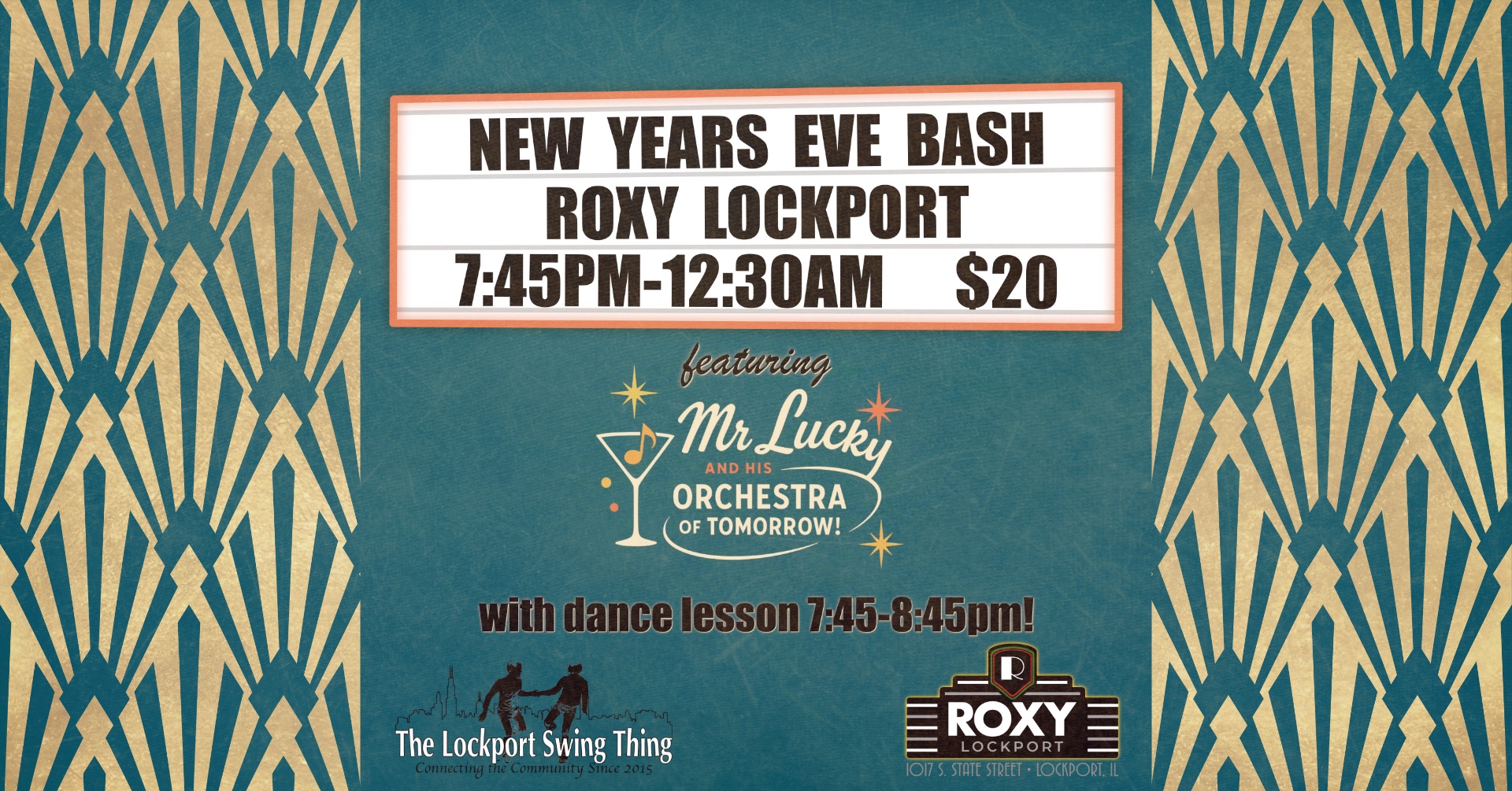 NYE Bash at ROXY Lockport!