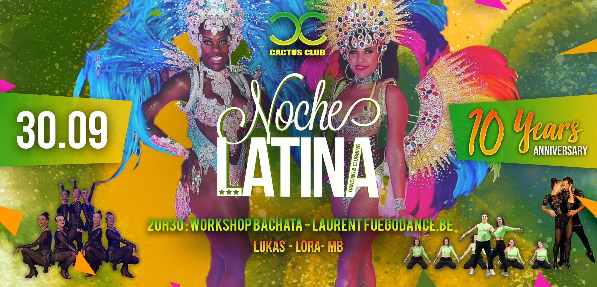 Noche Latina 10 YEARS ★ Saturday 30.09 ★ Cactus Club