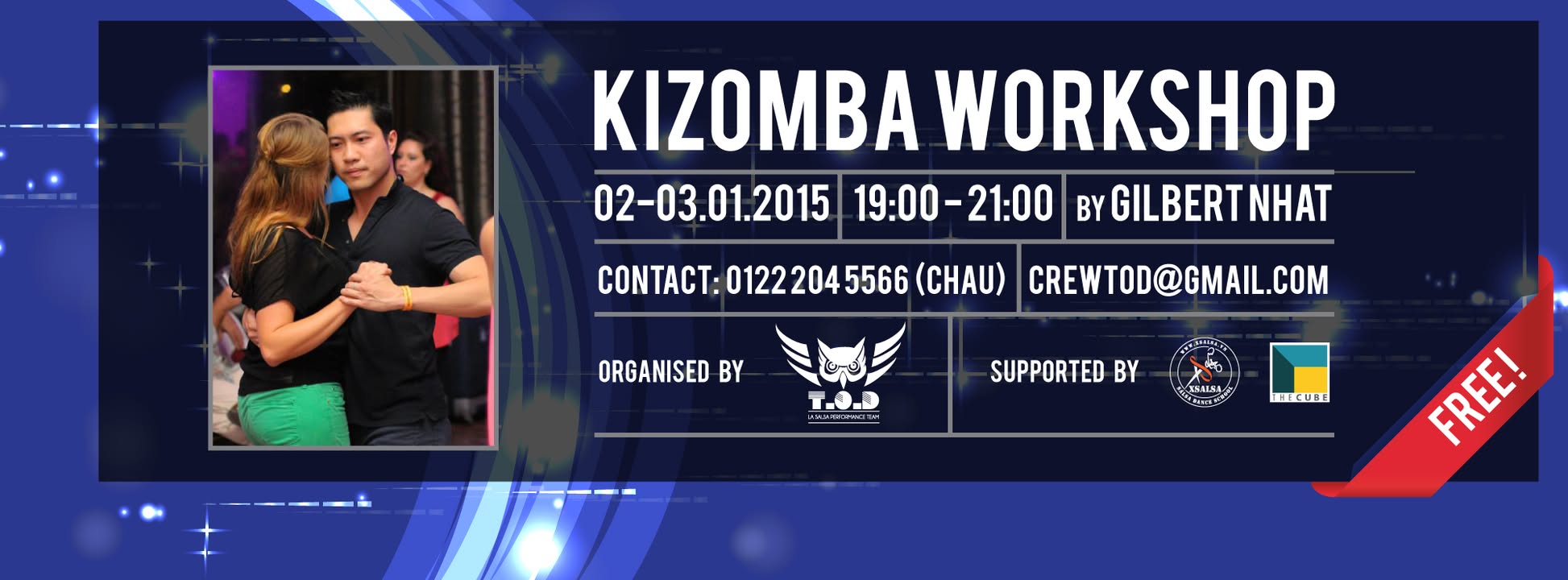 FREE KIZOMBA WORKSHOP (2-3.JAN.2015)
