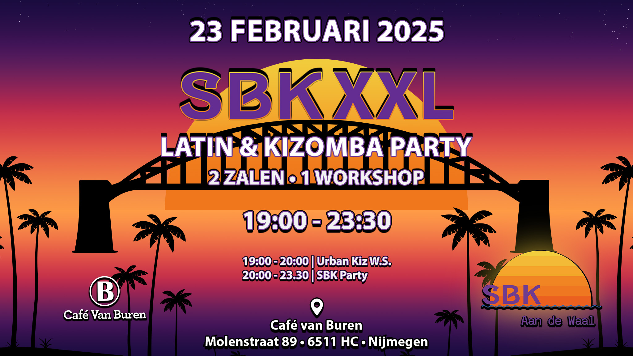 ✨ SBK XXL Latin & Kizomba Party 2 Area’s Urban Kiz Workshop ✨