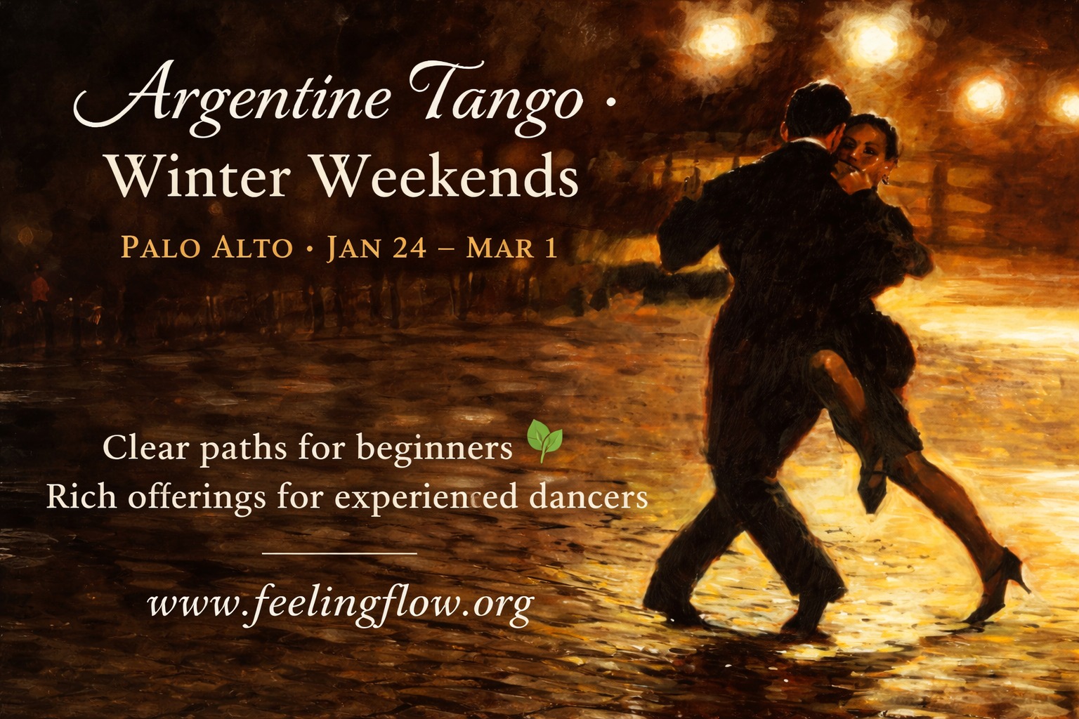 Argentine Tango Β· Winter Weekends (Beginner β Intermediate)
