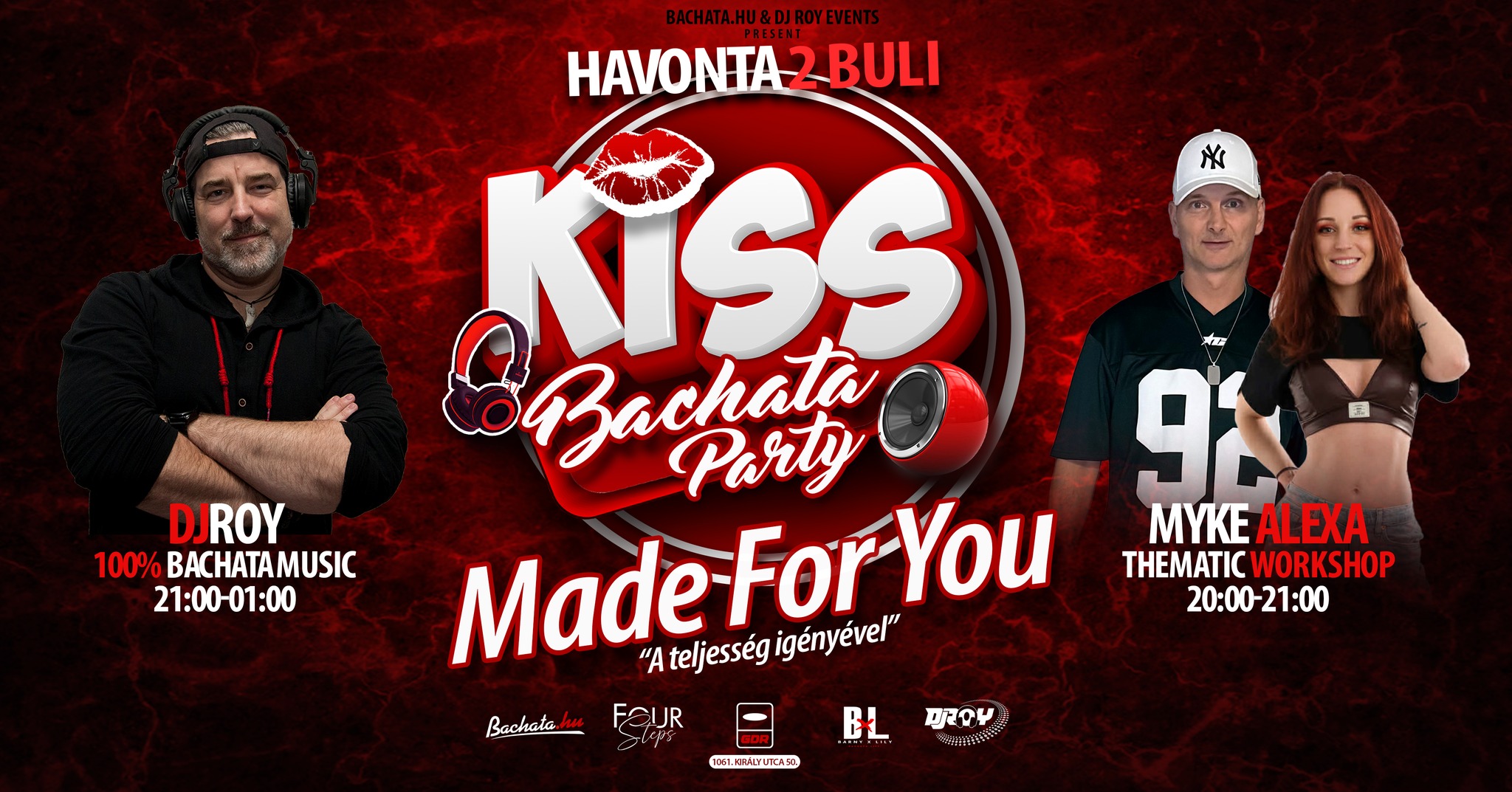 💋🫦 KISS BACHATA PARTY 💥 FEB.17. 💝🎁 SURPRISES ⭐ Myke&Alexa 🪩 100% BACHATA PARTY 🎧 DjRoy
