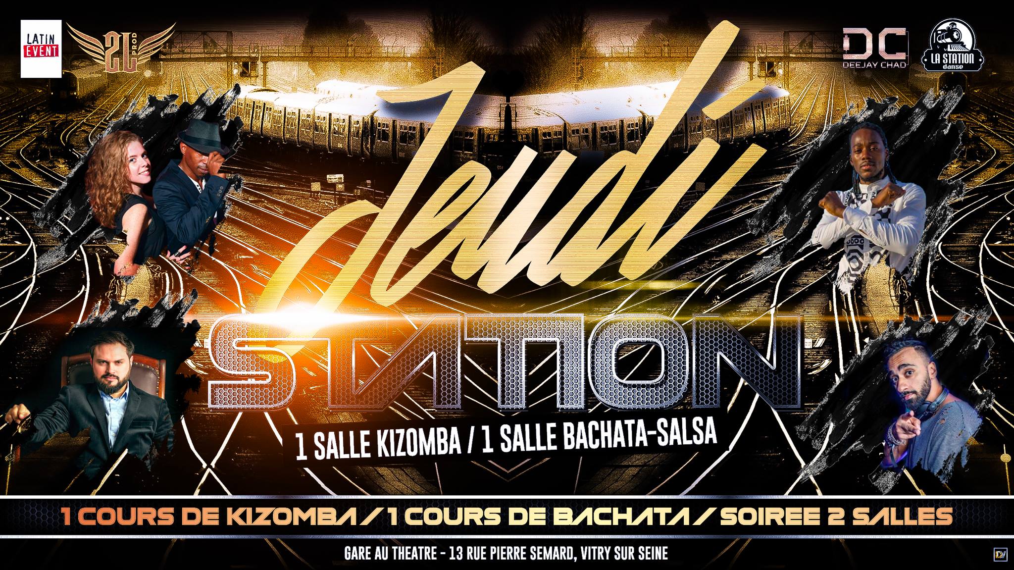 Jeudi Station - Kiz & Latin - JoJo DjChad David&Natacha DjSeb