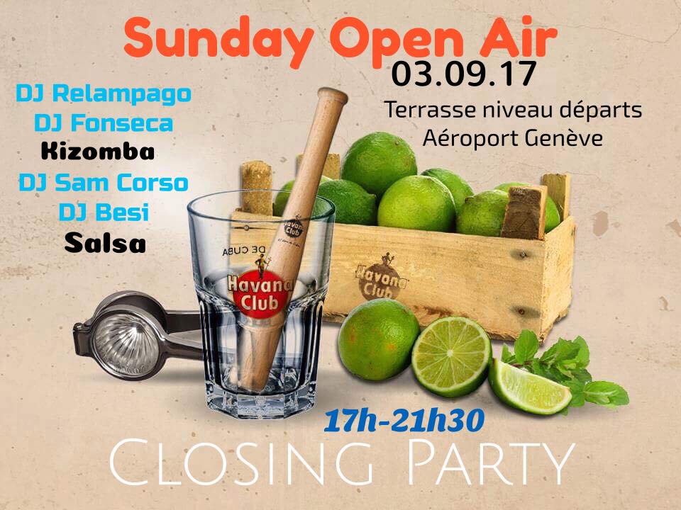 Sunday Open Air - Closing Party - terrasse aéroport