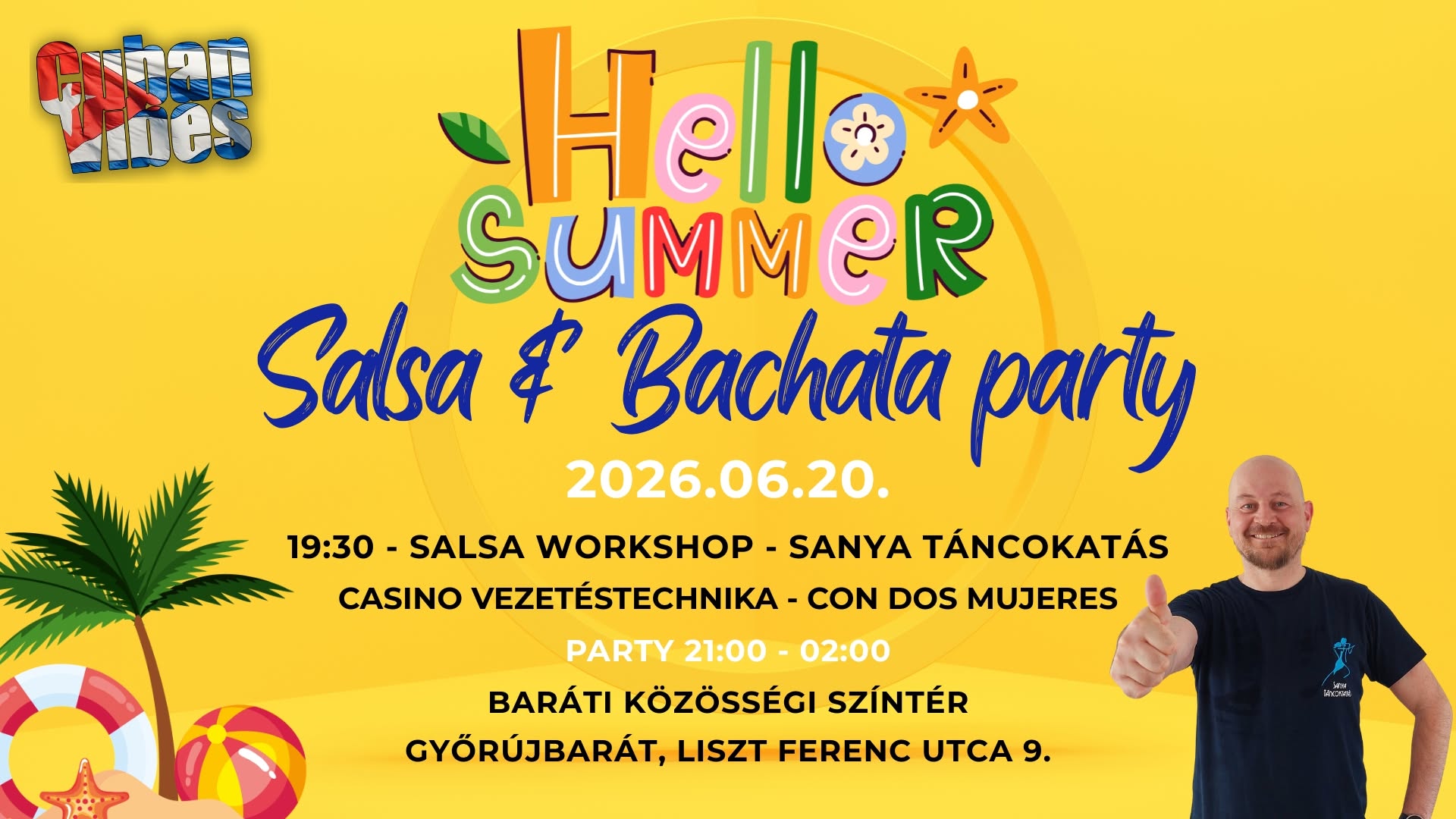 Hello Summer! - Salsa & Bachata - Győrújbarát
