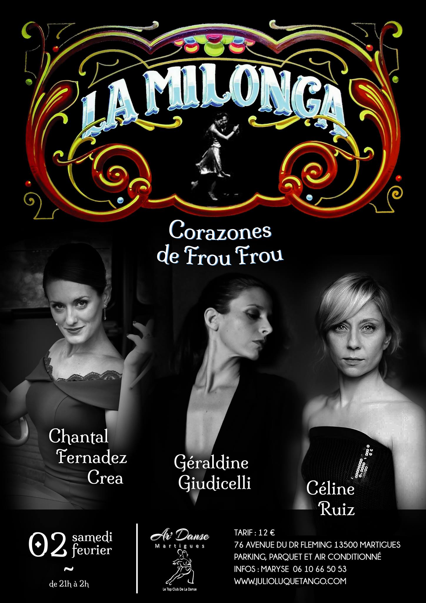 Milonga "Corazones de Frou Frou"