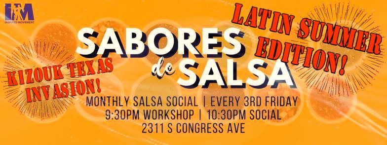 Sabores de Salsa: Latin Social Edition! Cha Cha Class 9:30pm!